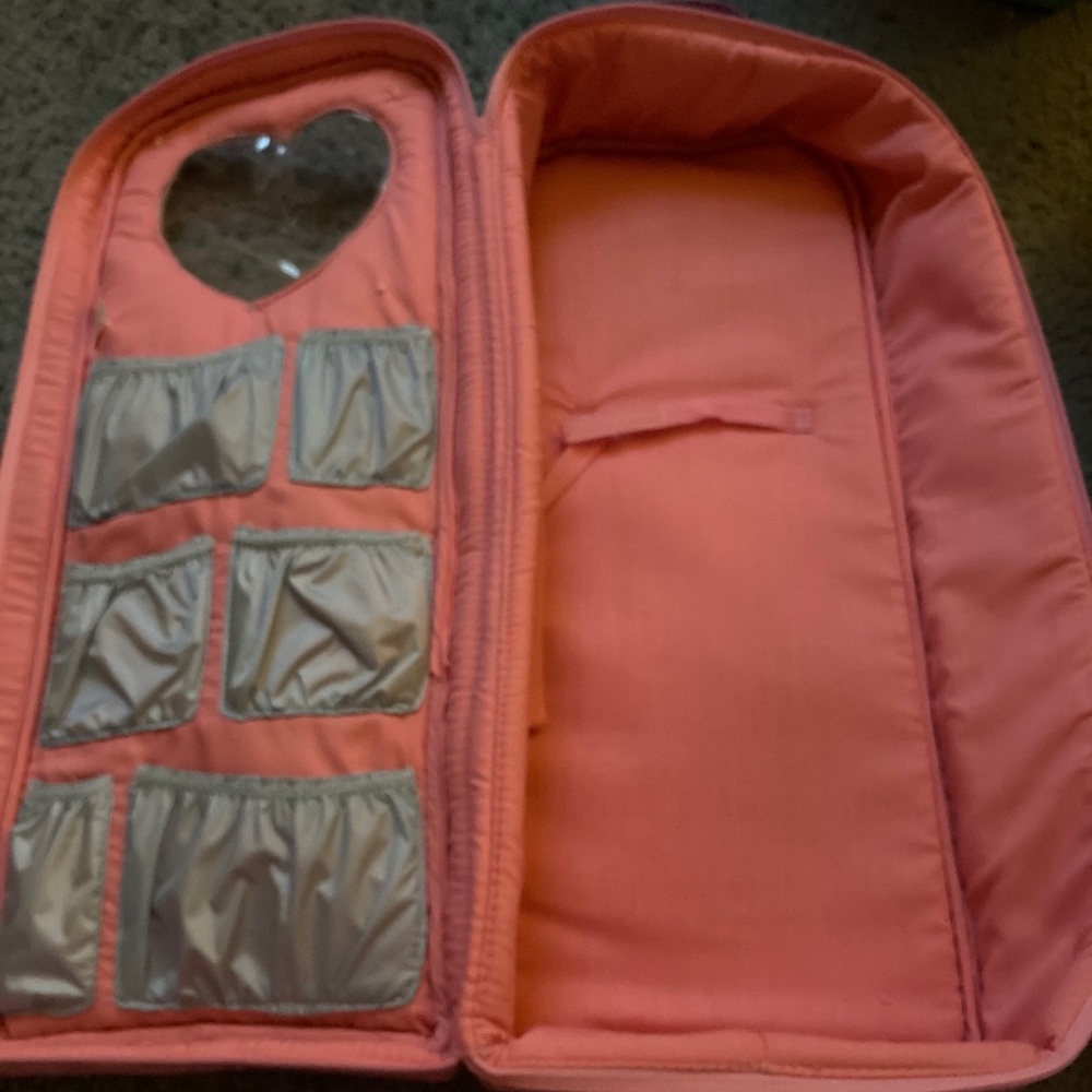 A carrying case for American Girl Dolls